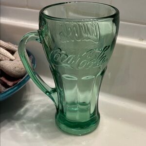 Coca Cola Emerald Glass Mug
